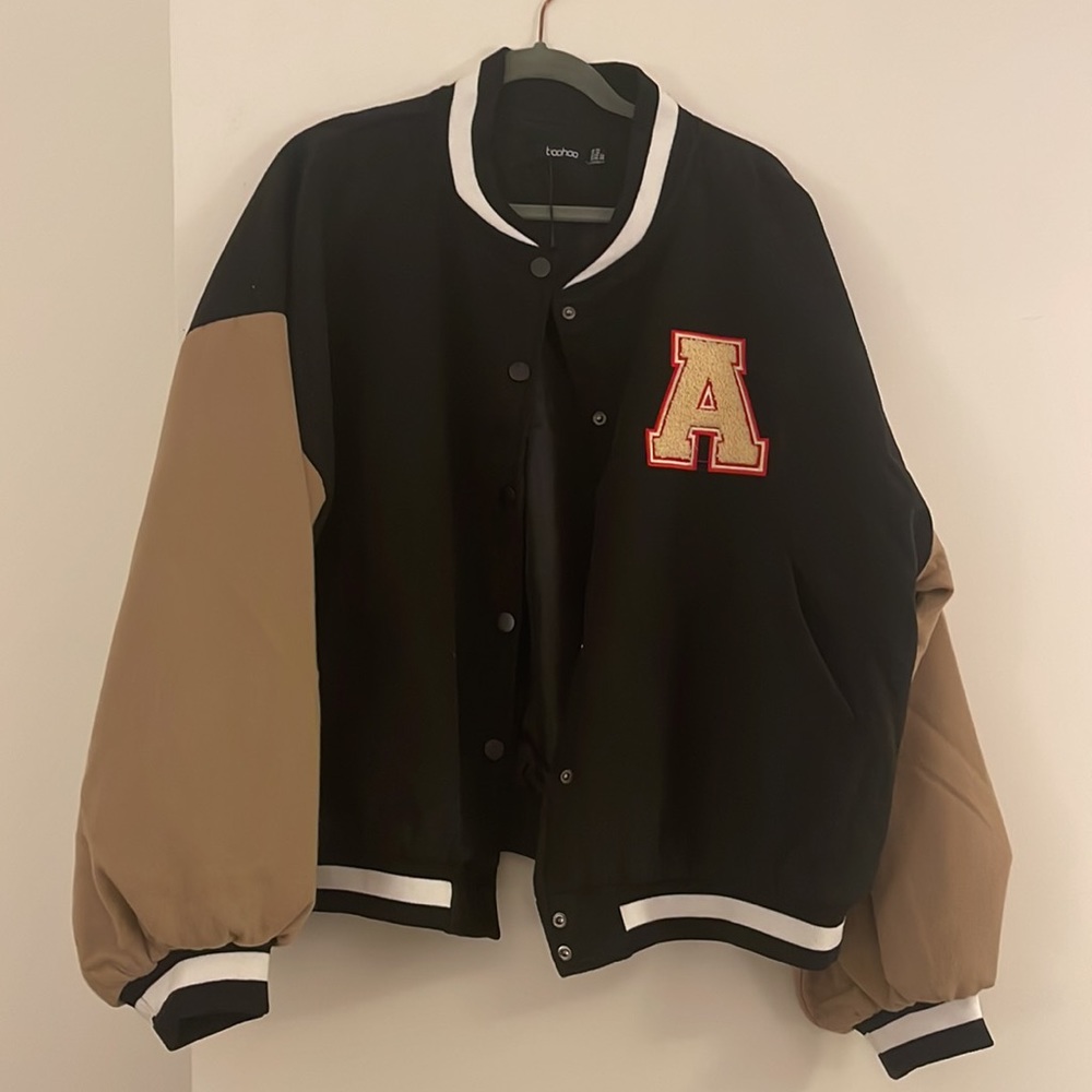 BOOHOO varsity jacket